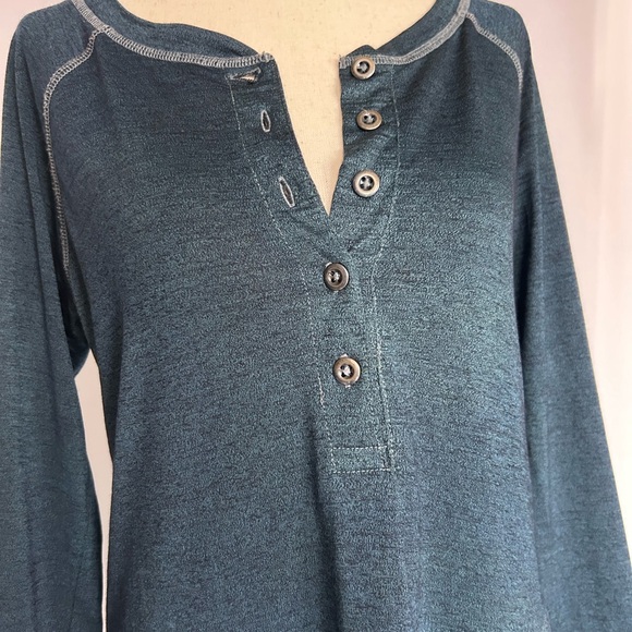 Wool& Georgia Henley Merino Wool Blend Dress Size Extra Small Wooland - Picture 3 of 11